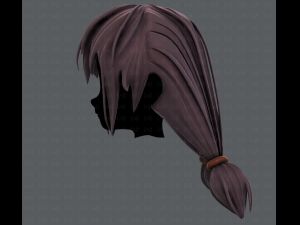 3d hair style for girl v38 3Dモデル