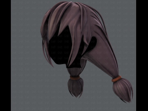 3d hair style for girl v38 3Dモデル