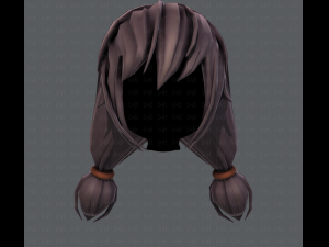 3d hair style for girl v38 3Dモデル