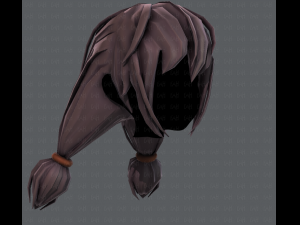 3d hair style for girl v38 3Dモデル