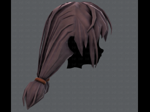3d hair style for girl v38 3Dモデル