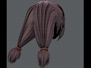 3d hair style for girl v38 3Dモデル