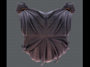 3d hair style for girl v38 3Dモデル