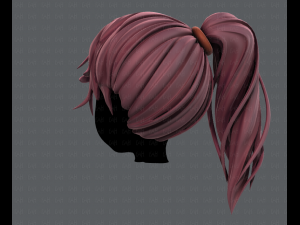 3d hair style for girl v39 3D 模型