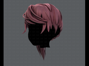 3d hair style for girl v39 3D 模型