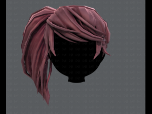 3d hair style for girl v39 3D 模型