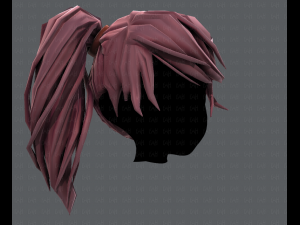 3d hair style for girl v39 3D 模型