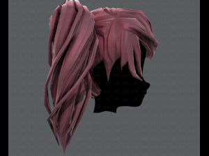 3d hair style for girl v39 3D 模型