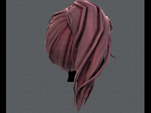 3d hair style for girl v39 3D 模型