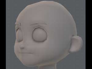 base mesh boy character v08 3D मॉडल