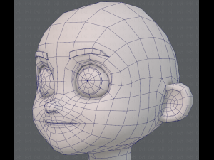 base mesh boy character v08 3D मॉडल