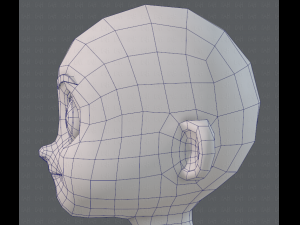 base mesh boy character v08 3D मॉडल