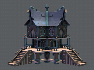 house cartoon v03 Modelo 3D