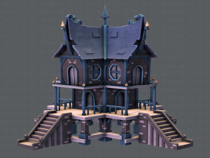 house cartoon v03 Modelo 3D