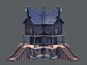 house cartoon v03 Modelo 3D