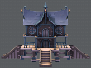 house cartoon v03 Modelo 3D