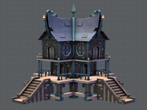house cartoon v03 Modelo 3D