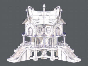 house cartoon v03 Modelo 3D