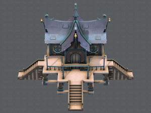 house cartoon v03 Modelo 3D