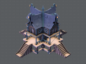 house cartoon v03 Modelo 3D