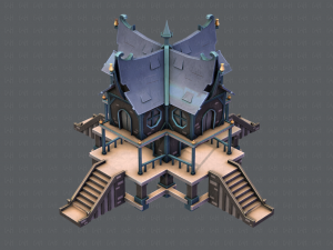 house cartoon v03 Modelo 3D