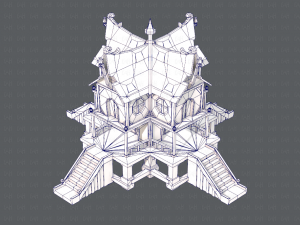 house cartoon v03 Modelo 3D