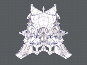 house cartoon v03 Modelo 3D