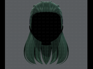 3d hair style for girl v40 3Dモデル