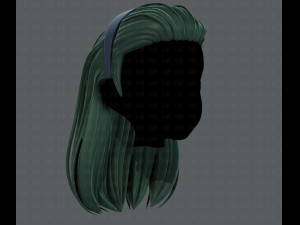 3d hair style for girl v40 3Dモデル