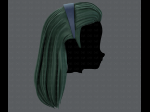 3d hair style for girl v40 3Dモデル