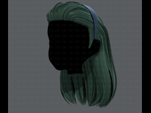 3d hair style for girl v40 3Dモデル