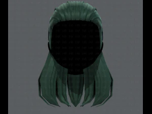 3d hair style for girl v40 3D Model