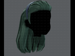 3d hair style for girl v40 3Dモデル