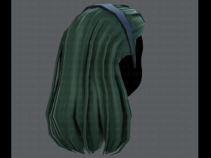 3d hair style for girl v40 3Dモデル