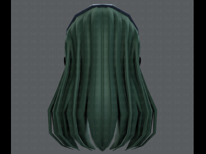 3d hair style for girl v40 3Dモデル