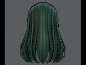 3d hair style for girl v40 3D Model