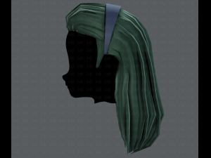 3d hair style for girl v40 3Dモデル