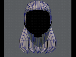 3d hair style for girl v40 3Dモデル