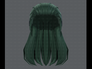 3d hair style for girl v40 3Dモデル