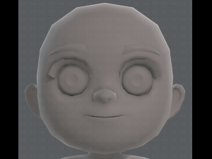 base mesh girl characterv05 3D Model