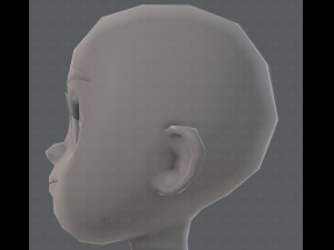 base mesh girl characterv05 3D Model