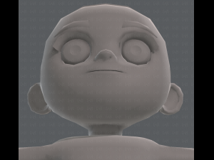 base mesh girl characterv05 3D Model
