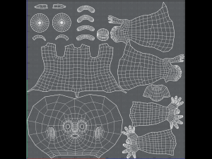 base mesh girl characterv05 3D Model