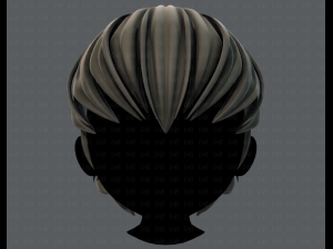 3d hair style for boy v38 3Dモデル