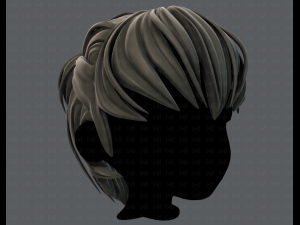 3d hair style for boy v38 3Dモデル