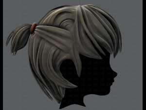 3d hair style for boy v38 3Dモデル