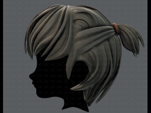 3d hair style for boy v38 3Dモデル