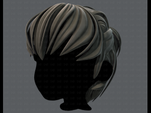 3d hair style for boy v38 3Dモデル