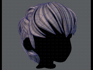 3d hair style for boy v38 3Dモデル