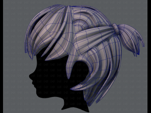 3d hair style for boy v38 3Dモデル